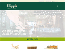Tablet Screenshot of filippo.cl